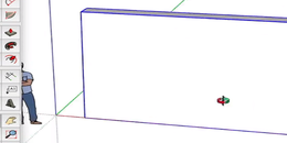 SketchUp如何设置自动开洞的门窗
