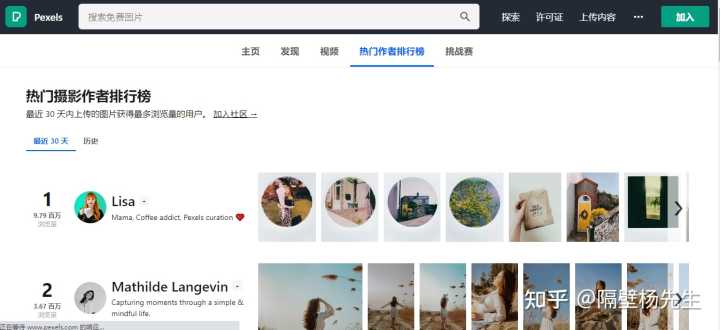 有哪些高质量的图片网站(社区)推荐?
