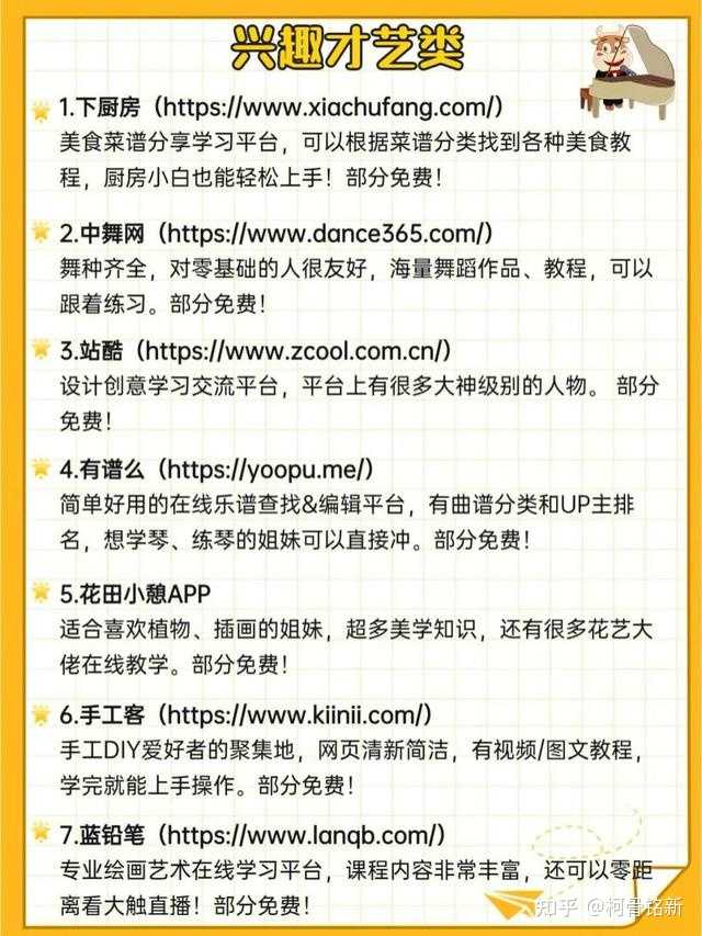 有哪些高质量的自学网站？