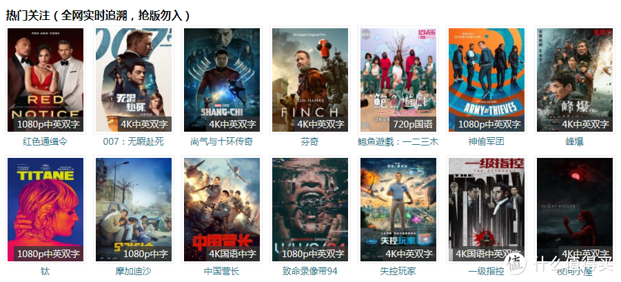 影视网站推荐 篇八:对高清4K片源有需求的,这几个网站,你可以收藏一下。_软件应用_好用的网站资源分享