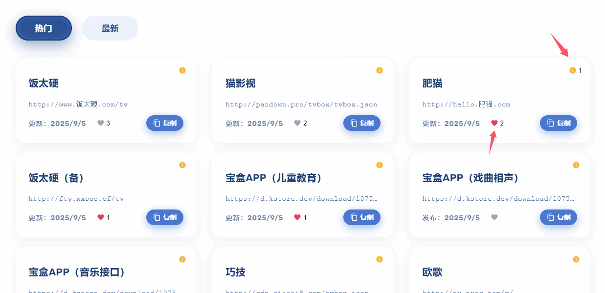 精选TvBox接口,不多但都好用。